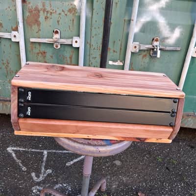 MusicNetwork 2U-A Angled Rack Prototype 2025 - Redwood Natural image 4
