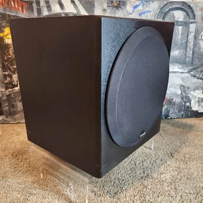 Polk Polk Audio PSW202  compact  10-inch powered subwoofer. 90s  - Black image 2