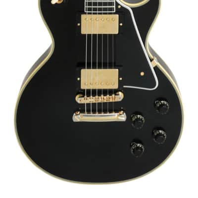 Gibson Custom Shop 1957 Les Paul Custom Reissue 2-Pickup Murphy Lab Ultra Light Aged Ebony Mint on Sale image 2