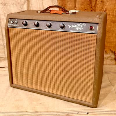 Fender Princeton 6G2 Tube Amplifier 1963 - Brown image 1