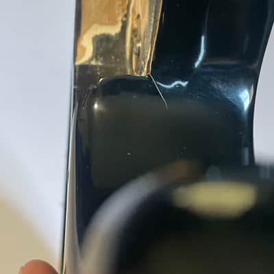 1988 Fullerton USA Fender American Stratocaster Black Guitar Body 2 Post Tremolo Ready image 21