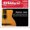D'Addario EJ84M Gypsy Jazz Silver Wound Loop End Medium Guitar Strings, 11-45