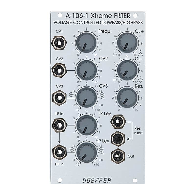 Doepfer A-106-1 X-Treme Eurorack Filter Module (Korg MS-20) image 1