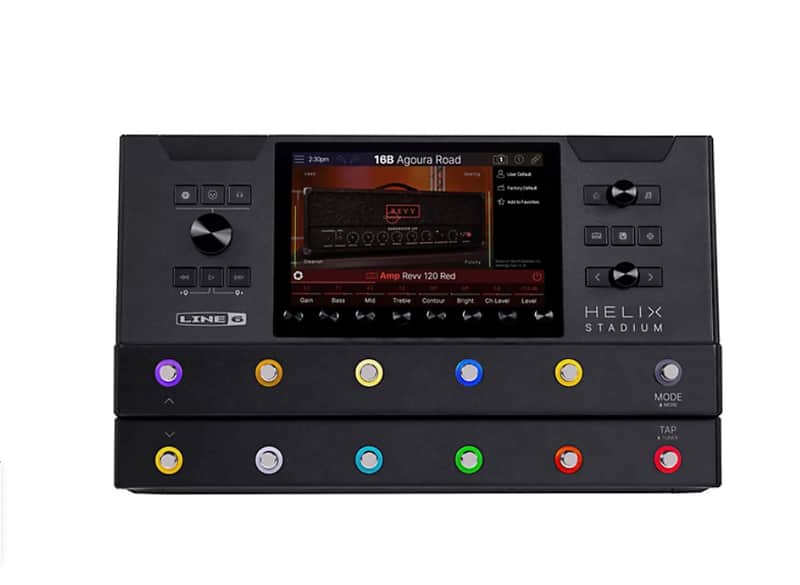 Line 6  Helix Stadium Floor Multi-Effects Guitar Processor - Black New - Black image 1