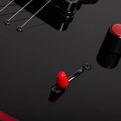 Schecter Sunset-7 Red Dawn Gloss Black image 10