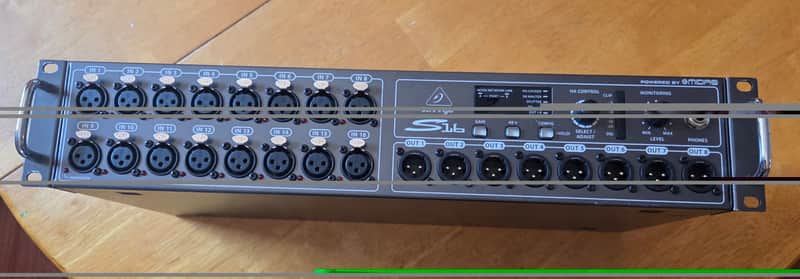 2010s Behringer S16 Digital Snake IO Box - Black image 1