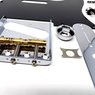 Carparelli Hardware Set for Tele (SET B) - Chrome, Black or Gold image 2