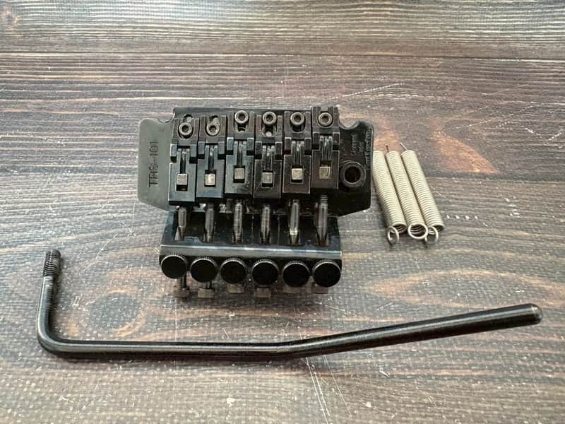 Takeuchi TRS-101 Tremolo Bridge Black Floyd Rose Made in Japan image 1
