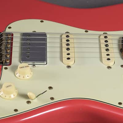 Fender Custom Shop Stratocaster 1962 Journeyman Relic HSS Fiesta Red image 7
