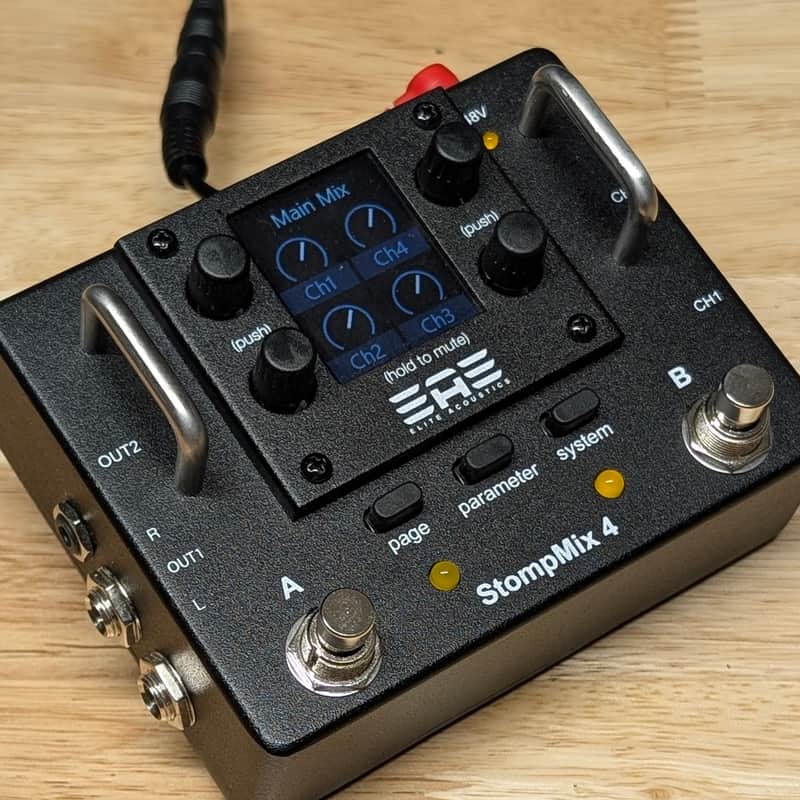 Elite Acoustics StompMix 4 - Black image 1