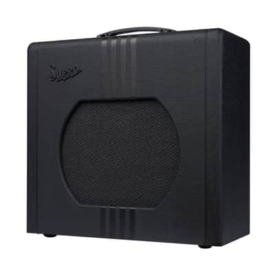 Supro Delta King 12 1 x 12-inch 15-watt Tube Combo Amp - Black and Black image 3
