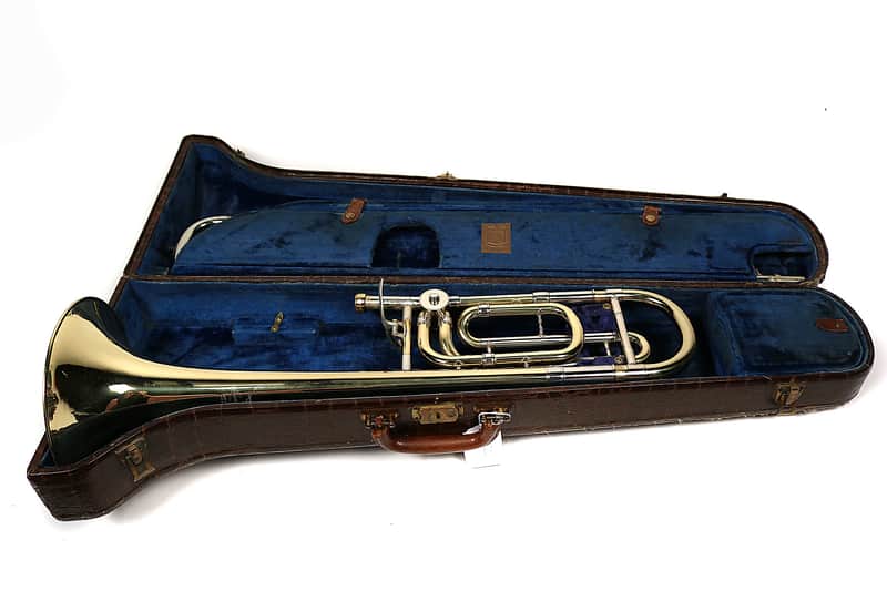 Bach Model 42 Mount Vernon Trombone Outfit 1963 Lacquered Brass