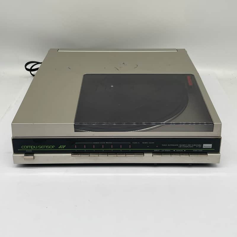 Vintage Sansui P-M7 Turntable Fully Automatic Quartz DD Linear Tracking *WORKING