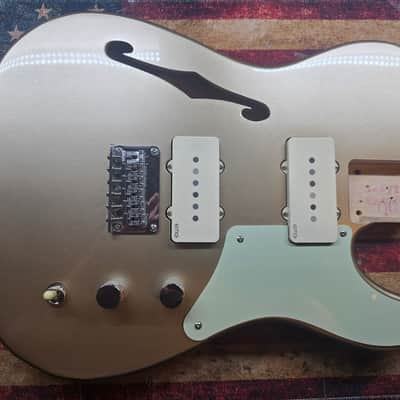Squier FSR CABRONITA THINLINE TELECASTER - SHORELINE GOLD image 11