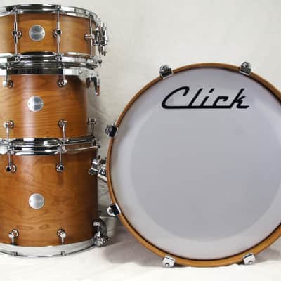 Click Icon 4pc Cherry Drum Set Shell Pack Satin Oil 20 14 12 14 image 9