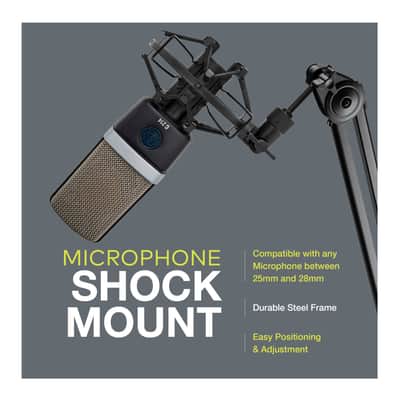 Immagine Knox Gear Microphone Shock Mount for 25mm to 28mm Handheld Microphones - 3