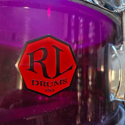 RL Drums Purple Acrylic 12"x 5.5" snare drum image 2