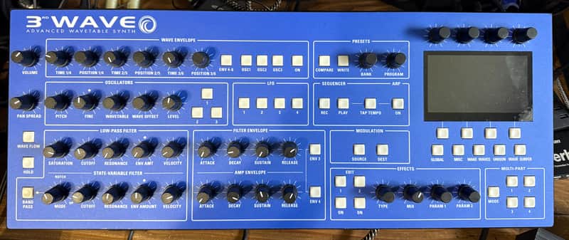 Groove Synthesis 3rd Wave 24-Voice Desktop Wavetable Synthesizer 2023 - Present - Blue image 1