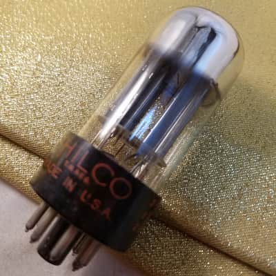 Sylvania 0% perfect Matched Pair (2) 6SN7GTB tNOS AT1000 TESTED Vacuum Tubes T9 Tall glass Chrome top angled T plate dual triode 1956-1957 image 18