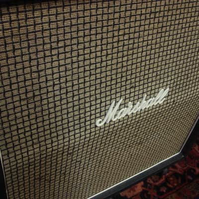 Marshall 1960A 4x12 Cabinet 1971 Celestion G12M T1221 75hz Pulsonic Cone Greenback RARE All Original image 3