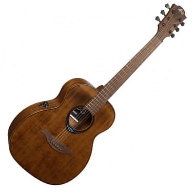 Lag TBW1TE-BRW | Travel Guitar w/ BlueWave. New with Full Warranty! image 2