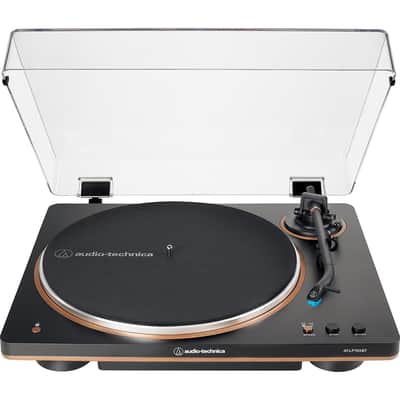 Audio-Technica Fully Automatic Wireless Belt-Drive Turntable, Black/Bronze image 1