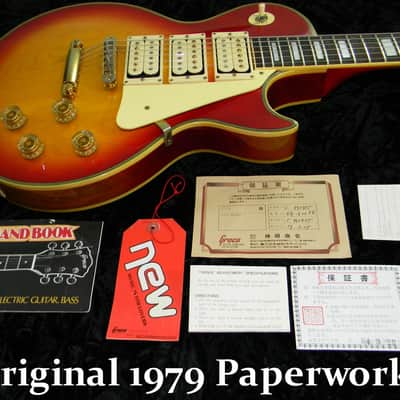 Greco EG-600 Ace Frehley Vintage 1979 Cherry Sunburst EG600C Japan