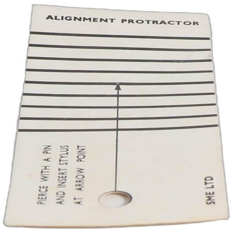 SME 3009 Series II Alignment Protractor Cartridge Setup Tool UK image 1