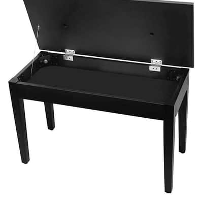 On-Stage KB8904B Furniture-Style Flip-Top Duet Piano Bench - Black image 2