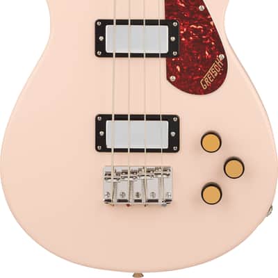 Gretsch Streamliner Jet Club Bass Single-Cut, Laurel Fingerboard, Shell Pink image 2