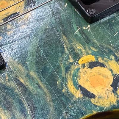 Gibson Les Paul Studio Waukesha Guitar Town Project Starry Night image 9