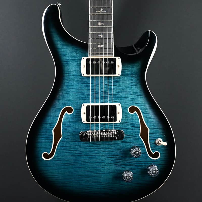 PRS SE Hollowbody II Piezo Peacock Blue Smokeburst #562