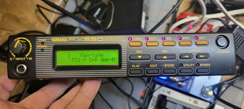Yamaha FX550 Vintage Guitar Bass Effect Processor / Multi-Effects image 1
