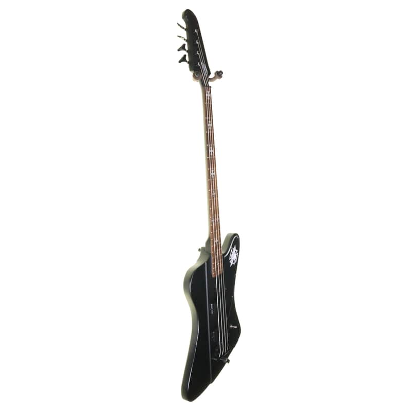 Epiphone Nikki Sixx Blackbird Bass Guitar Black with Case | Reverb