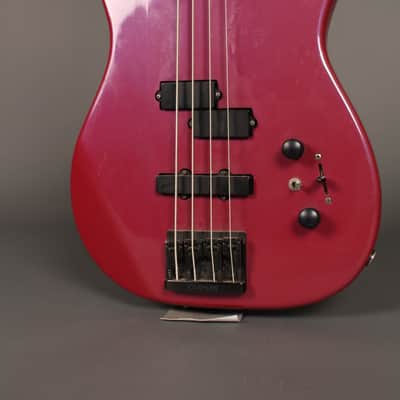 Kramer Forum IV 4 String Bass Japan 1980's Magenta image 20