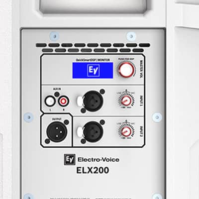 Electro-Voice ELX200-15P-W 15" 2-Way Active Powered DJ PA Loud Speaker in White image 3