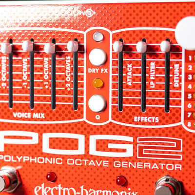 Electro-Harmonix POG2 Polyphonic Octave Generator Guitar Pedal - Floor Model image 2