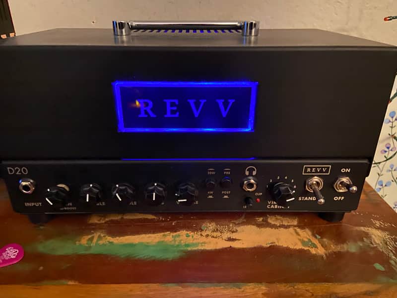 REVV D20 20-Watt Guitar Amp Head with Two Notes Torpedo-Embedded Reactive Load & Virtual Cabinets 2019 - 2021 - Red image 1