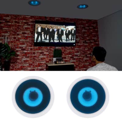 (4) Rockville HC85B-LED 8" 700 Watt In-Ceiling Home Theater Speakers w/Blue LED image 13