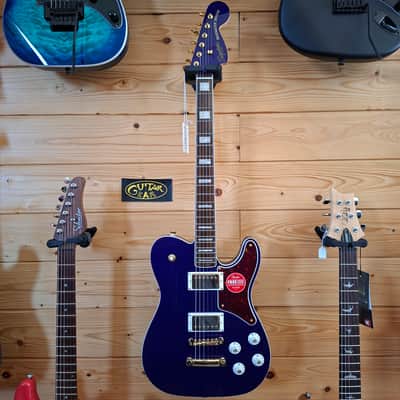Squier by Fender Paranormal Troublemaker Telecaster Deluxe - Purple Metallic image 2