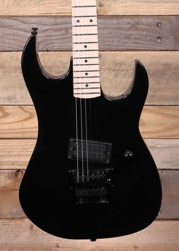 BC Rich Gunslinger Retro II Electric Guitar Black w/ Floyd Rose image 1