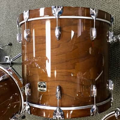 Gretsch Purewood Walnut 6pc Drum Set - 100% Walnut image 12