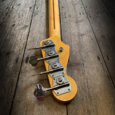2011 Fender American Vintage '57' Precision Bass in Sunburst finish & case image 14