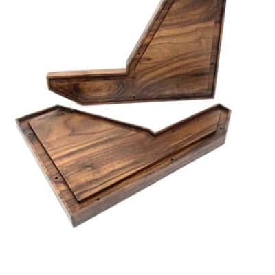 Synthcraft Korg MS-20 FS Walnut Wood Side Panels - Walnut image 1
