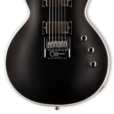 ESP LTD EC-1000 Evertune BB Electric Guitar. Black Satin image 2