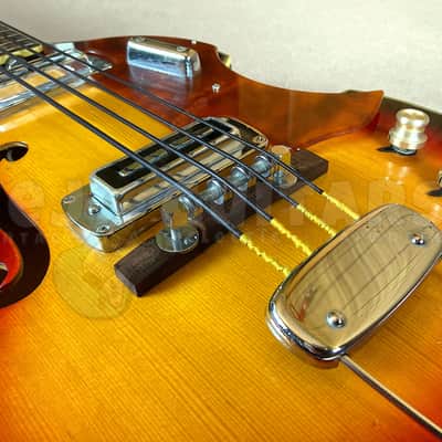 TEISCO FB-2 1968 w/HSC SCROLL HEAD VIOLIN BASS VINTAGE MIJ *RARE* image 23