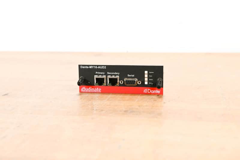 AUDINATE Audinate Dante-MY16-AUD2 16-Channel Dante Network I/O Card
