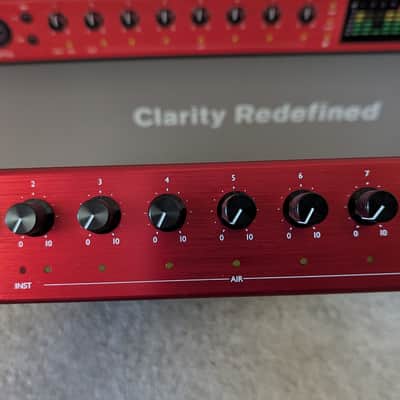 Focusrite Clarett+ 8Pre USB-C Audio Interface 2021 - Present - Red image 7