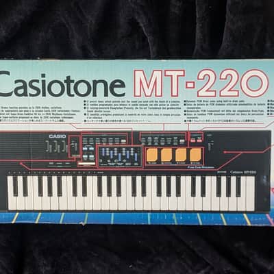 Casio Casiotone MT-220 1987 - black