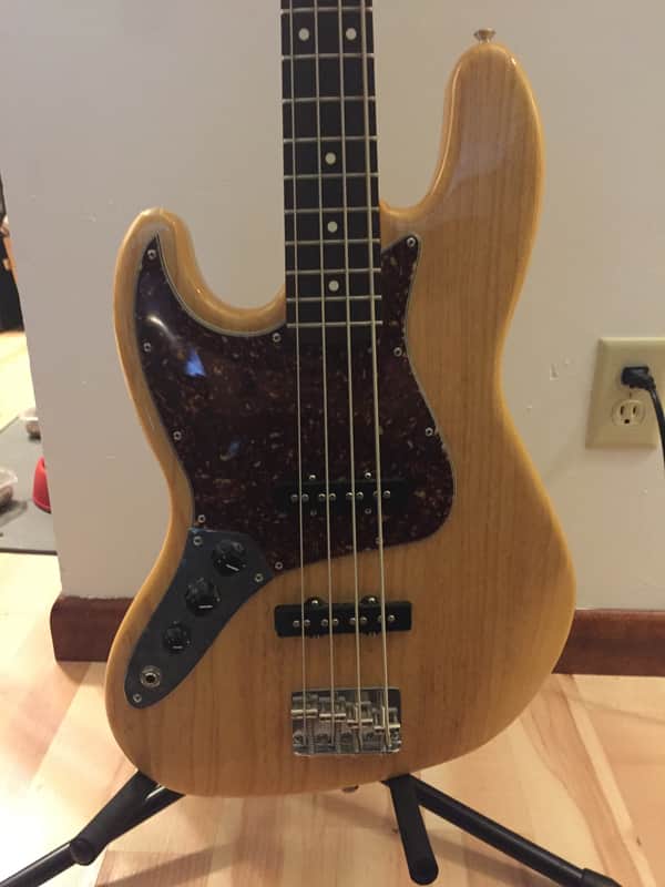 Fender Left-Handed FSR Standard Jazz Bass 2004 Natural image 1